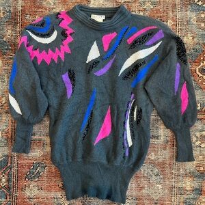 Vintage L’ultima lambswool blend sweater